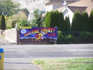 An emphasis on some sort of fire awareness. The board is back to its pointer reading low risk today. File photo: KDG 