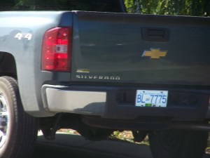 A vehicle used by palin clothes Mounties at a 2002 murder. File Photo KDG 