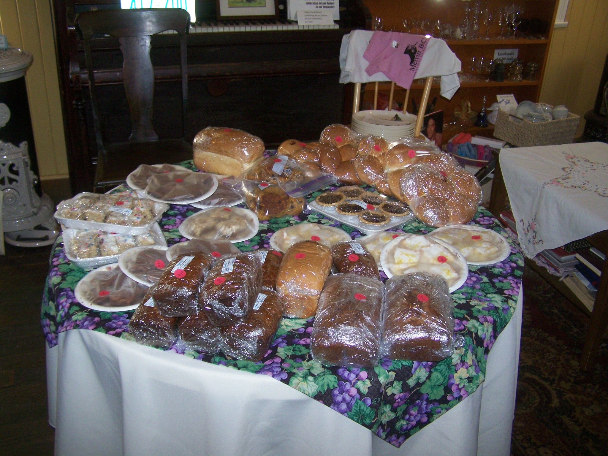 Recent bake sale at local non profit...