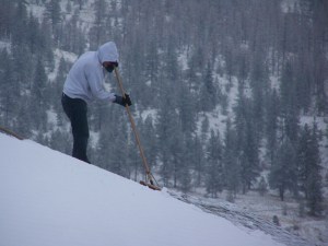 SNOW ON ROOF