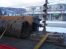 Drill for dewatering