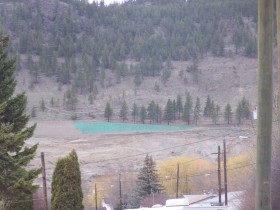 Grass seeding at a construction site in Merritt Photo KDG
