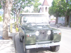 This land rover is a rebuilt  with . Photo KDG