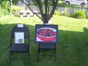 Art displayed at the Baillie house File Photo. KDG