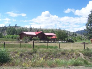 Lowlands of Coldwater river, on way to festival grounds has log home... File photo KDG