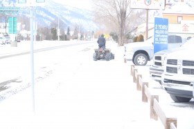 Snow returns to the Nicola Valley: Photo KDG