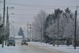 Hoar frost, Merritt BC  Photo KDG