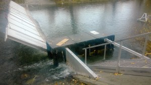 Fish trap Coldwater river Merritt BC photo KDG