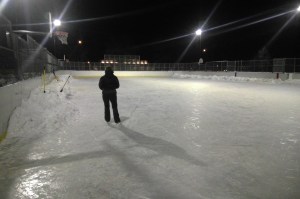 Monday evening saw use of the Voght Street Rink used Photo KDG