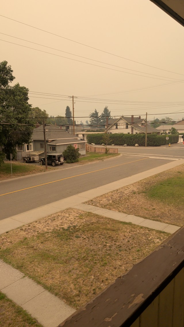 Air quality Merritt BC, Orange warning…